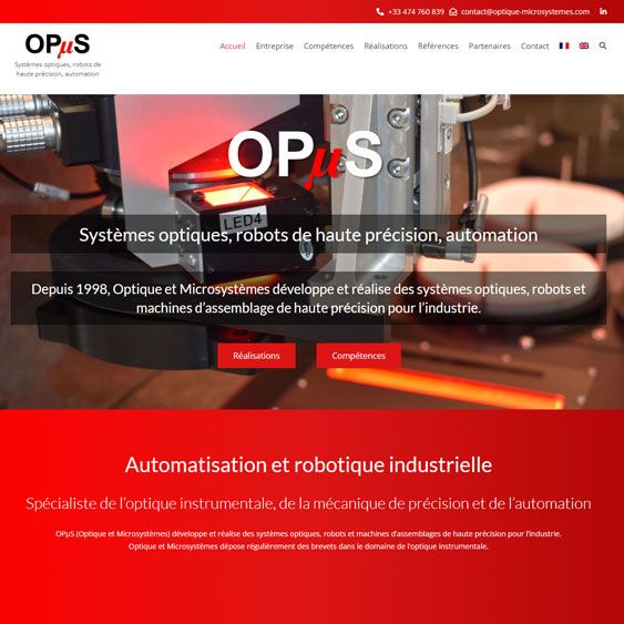 OPUS (site vitrine)
