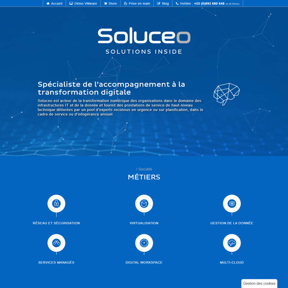 Soluceo (site vitrine)