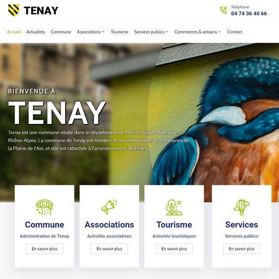 Commune de Tenay (site institutionnel)